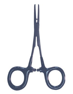 Angler's Accessories 3in1 Rubber Handle Forceps in Matte Black